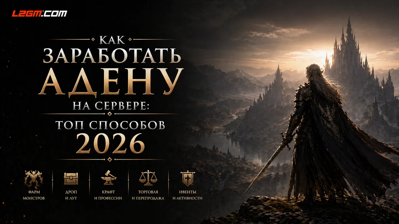 Как заработать адену в Lineage 2 — топ способов 2026