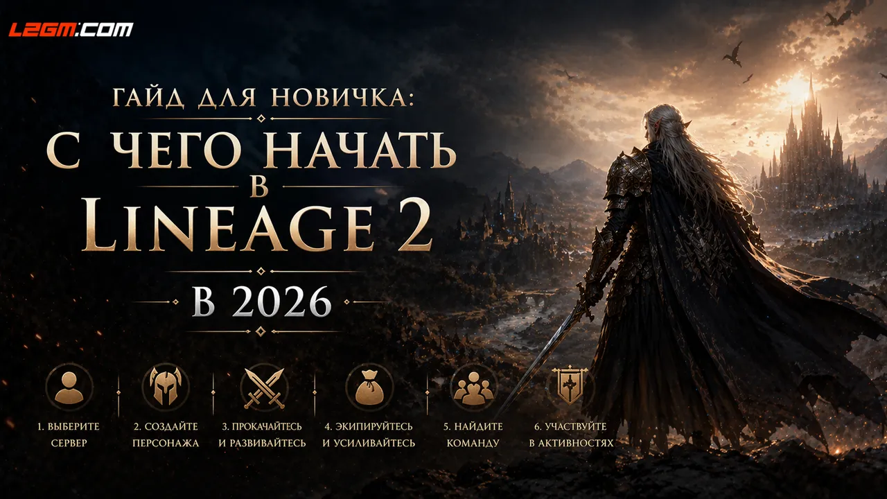Гайд для новичка: с чего начать в Lineage 2 в 2026 году