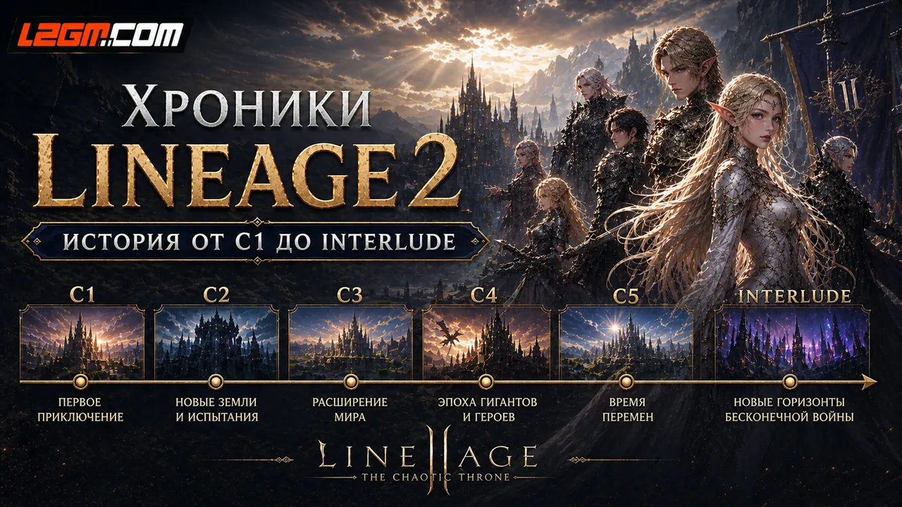 Хроники Lineage 2: история от C1 до Interlude