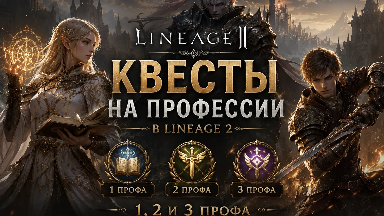 Квесты на профессии в Л2 (Lineage 2): 1, 2 и 3 профа — гайд
