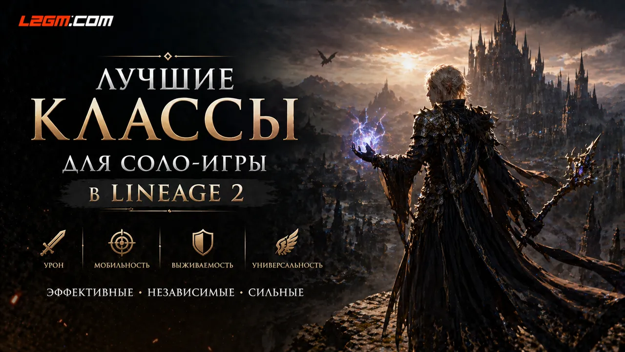 Лучшие классы для соло-игры в Lineage 2 — топ соло-классов 2026