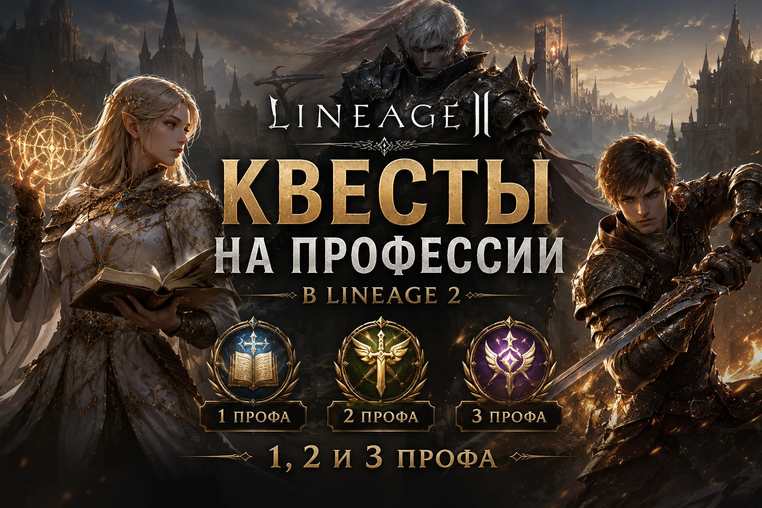 Квесты на профессии в Л2 (Lineage 2): 1, 2 и 3 профа — гайд